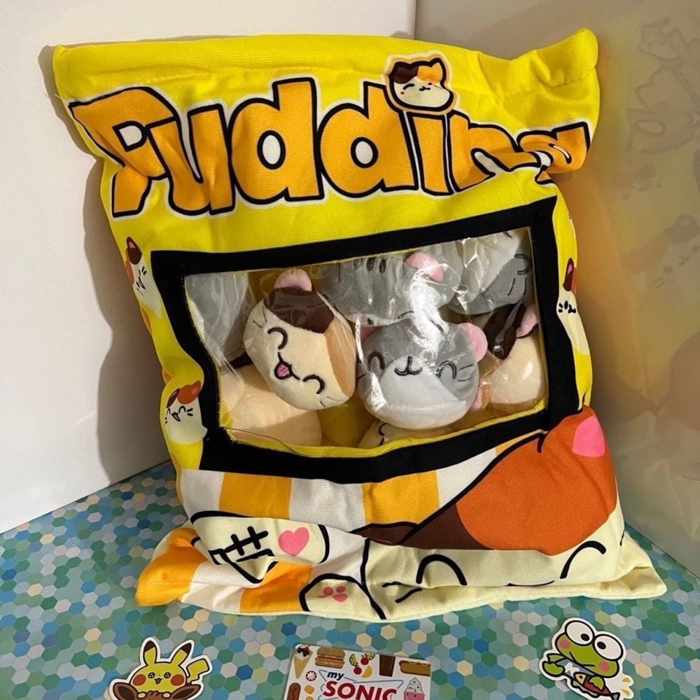 Cute Cat Plush Toy Set